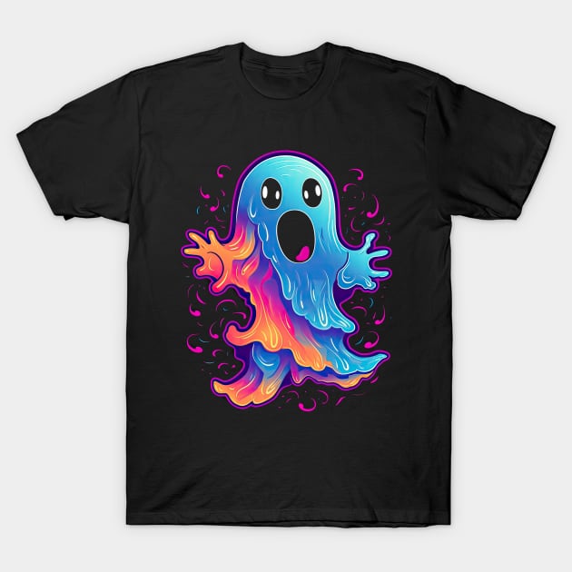 Cute Ghost T-Shirt by difrats